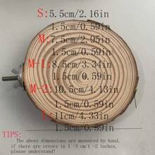 木製跳躍平台,倉鼠花枝,飛鼠,松鼠豚鼠磨牙玩具用品 - 棕色 - 查看 4