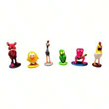 Set 10 piezas La granja de Zenón Maqueta con luz, juguete para niños, de pvc. - Multicolor - Ver 5