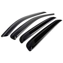 4PCS Window Visors Fit For 2016-2024 Toyotas' Tacoma Double Crew Cab, Slim Style Smoke/Tinted Acrylic Tape-On Auto Car Window Visors Vent Shade Rain Sun Wind Deflector Guard, Truck Valentine Gift - 煙色/有色 - 查看 5