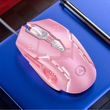 YINDIAO G5 Wired Mouse Esports Game Desktop Computer Notebook Office General Game Equipment - White [with Sound] - View 5