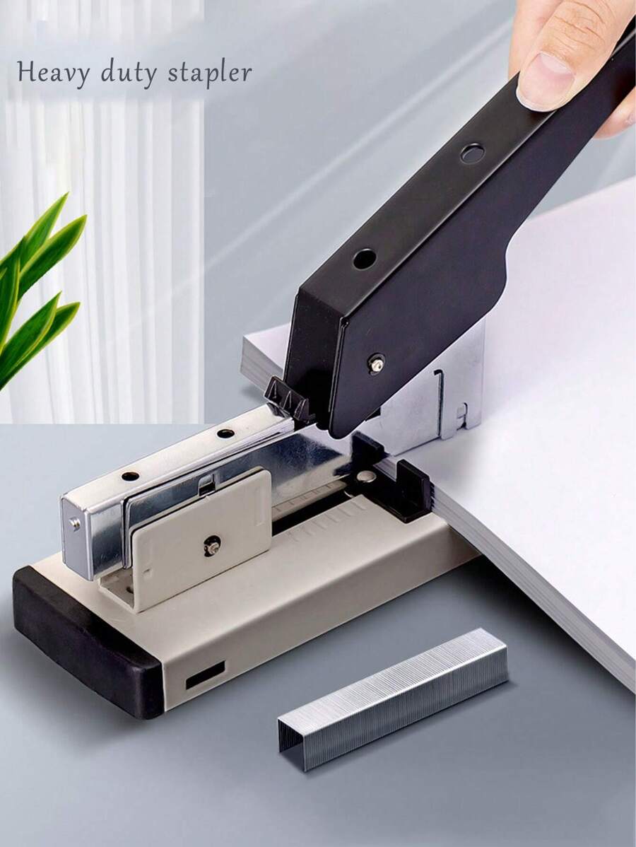 Heavy Duty Stapler, Long Arm Effort-Saving Stapler, Thick Binding ...
