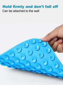 寵物防窒息慢食碗舔墊貓碗餐盤狗狗矽膠慢食墊狗碗舔盤貓中號 - 藍色 - 查看 5