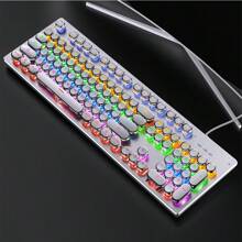 YINDIAO YINDIAO Mechanical Keyboard, Green Axis Wired USB Esports Game Computer, Laptop Universal Device