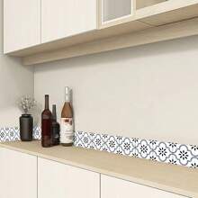 Self-adhesive Tile Sticker For Kitchen/bathroom/floor/wall, 1pc - Multicolor - View 4