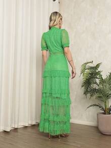 Women Dresses - 綠色 - 查看 4