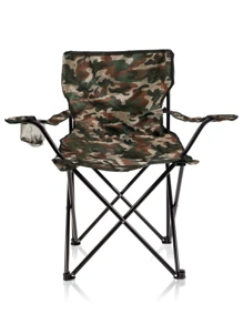 Sillas Plegables Para Camping Camuflaje - Verde militar - Ver 1