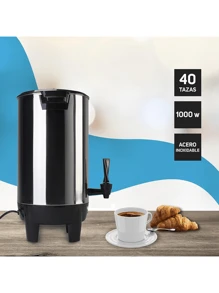 Cafetera De Urna Percoladora, Taurus Columba, 40 Tazas - Gris - Ver 6