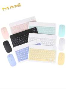 kit Teclado mouse Inalambrico Ligero Bluetooth Recargable