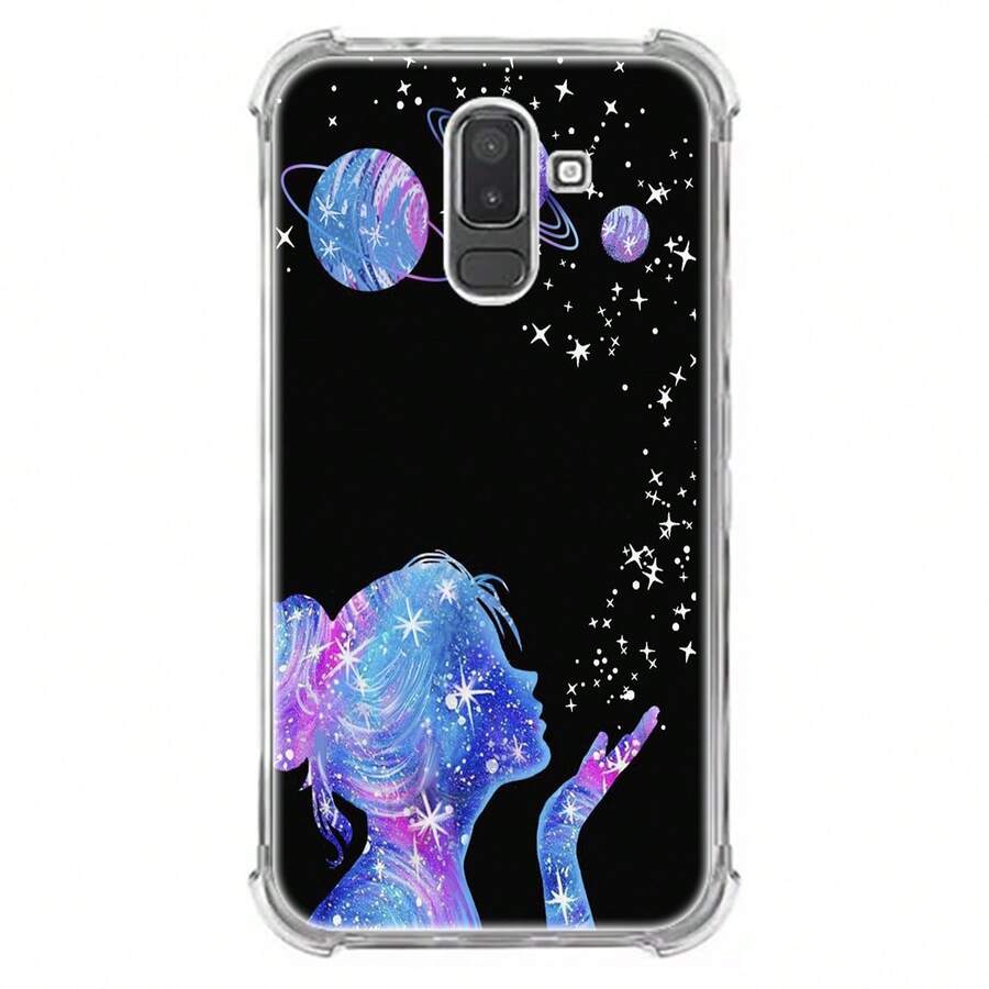 Capa Capinha De Celular Compatível com Galaxy J8 Personalizada Cor:1149 - Preto - Visão 1