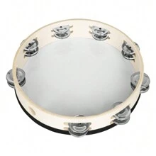 10英吋雙層手持鈴鼓 - 藍天和平鴿(寵物防水鼓膜) - 藍色 - 查看 7