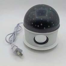 Proyector luz del cielo estrellado con bocina Bluetooth luz del escenario - Blanco - Ver 8