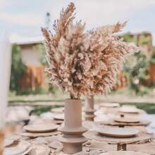 40pcs Dried Pampas Grass, Natural Fluffy Pampas, Bohemian Wedding Party And Home Decoration (17 Inches), Table Decoration,Centerpieces,Artificial Flowers,Plastic Flowers, Valentine Day, Gift Gifts Birthday Graduation