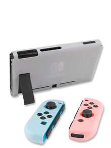 遊戲機保護殼,tpu材質軟殼保護套,馬卡龍白,與ns機型相容 - 白色 - 查看 2