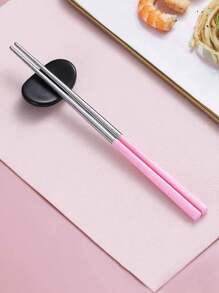 Bộ 4 đến 8 đôi đũa thép không gỉ có thể tái sử dụng, đồ dùng ăn uống cho người lớn khi đi du lịch mang về của học sinh - Nhiều màu - Xem 6