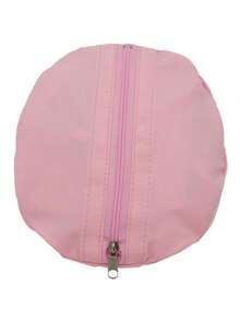 Outfly 1pc Foldable Polyester Quick-Drying And Breathable Sports Cap, Sun Hat, Pink - Pink - View 9