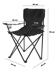 Folding Chairs - Black - View 4