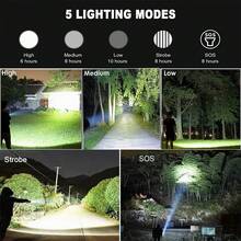 LED Flashlights - สีดำ - ดู 4