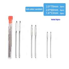 6-18pcs Beading Needles Set, Including Big Eye Needle, Collapsible Eye Needle, Seed Beading Needle, Twisted Needles In 6x Different Sizes. Big Eye Needles And Seed Beading Needles Are Ideal For Stringing Beads, Open Eye Needle, And Collapsible Eye Needle Ideal For String Beads With Clasp. Darning Needle Is Ideal For Repairing Clothes And Other Creative Uses. The Darning Needles Are Available In Three Sizes. The Set Comes With A Needle Bottle(random Cap Color). - Silver - View 7