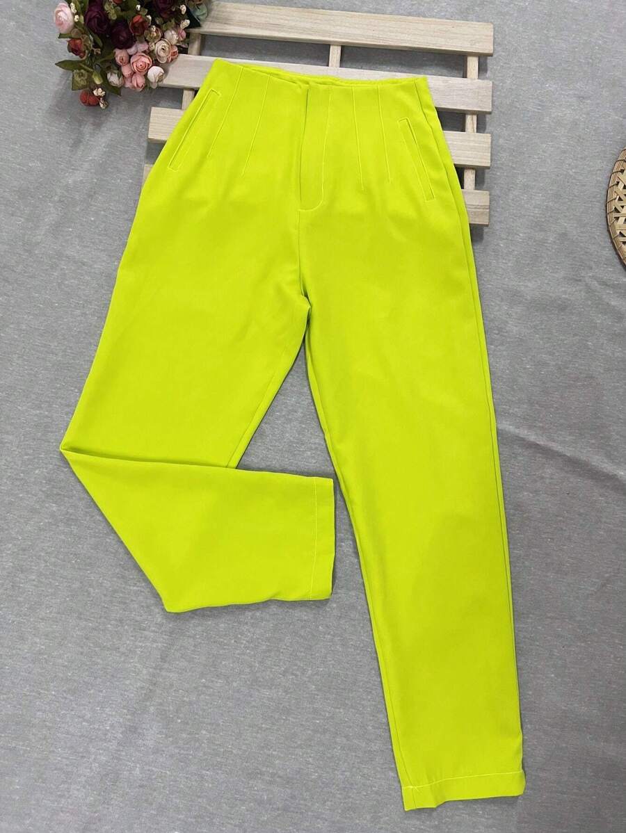 Women Pants - Verde Lima - Ver 1