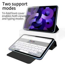 Funda magnética compatible con iPad Air de 5ta/4ta generación, iPad de 10ª generación de 10,9 pulgadas, iPad Pro de 11/12,9 pulgadas, iPad Pro de 1ra/2da/3ra/4ta/5ta/6ta generación, compatible con carga del lápiz 2da generación, funda delgada para tableta