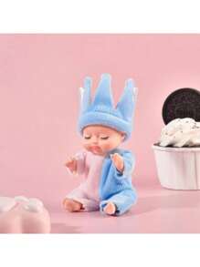 1 套 6 件逼真森林娃娃重生仿生舒适娃娃毛绒玩具适合女孩