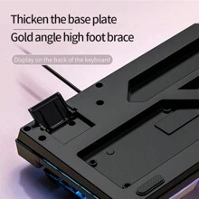 YINDIAO K500 Keyboard Wired USB Computer Gaming Device Office Silent Mechanical Touch Keyboard Laptop Universal - Black - View 6