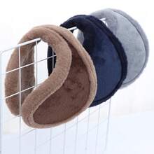 1入時尚成人加厚絨邊耳罩,男女兩用,冬季必備 - 彩色 - 查看 5