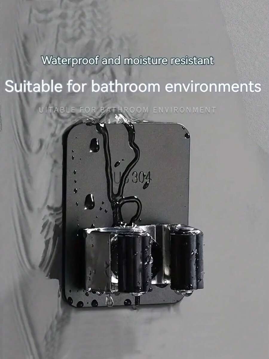 1入組免打孔拖把鋼免打孔拖把鉤