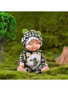 1 套 6 件逼真森林娃娃重生仿生舒适娃娃毛绒玩具适合女孩