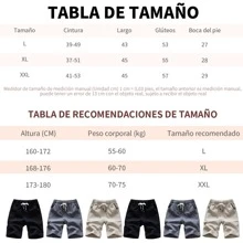 Men's Cotton And Linen Shorts - 灰色 - 查看 5