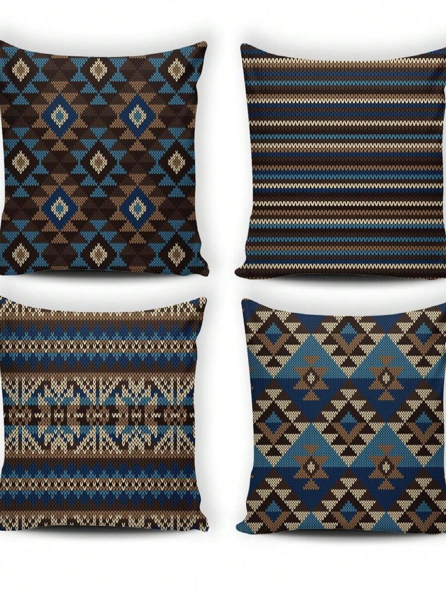 Cushion Cover - 藍色 - 查看 1