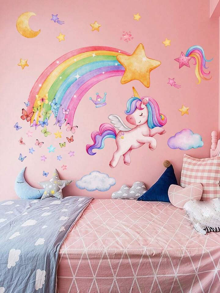 ユニコーン レインボー 壁面 飾り 壁面飾り〔専用・ユニコーン