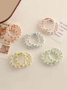 1條時尚網眼頭帶,具有高彈性和耐久性的蕾絲髮帶-藍色 - 藍色 - 查看 3