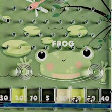 1pc Mini Pinball Game Fun Handheld Pinball Machine With Cute Cartoon Animal Shape, Perfect For Family Interactions, Party Games, New Year Gift - Multicolor - View 10