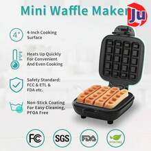 Mini Portable Waffle Maker - 彩色 - 查看 6