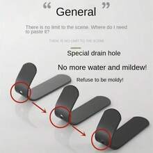 無痕掛勾,浴室門後牢固黏貼,承重衣架,牆壁黏貼掛勾,牆上衣帽收納 - 限時優惠:買1 Get 5免費送[共6件]只限當天 - 彩色 - 查看 5