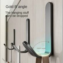 無痕掛勾,浴室門後牢固黏貼,承重衣架,牆壁黏貼掛勾,牆上衣帽收納 - 限時優惠:買1 Get 5免費送[共6件]只限當天 - 彩色 - 查看 4