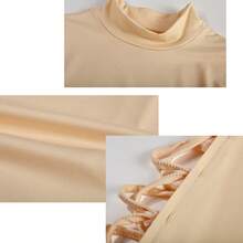 Elegant Tight And Sexy Sleeveless Dress For Women - Yellow - View 5