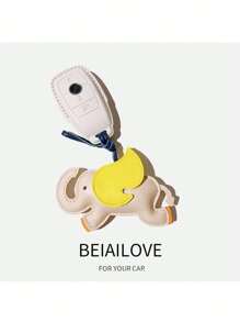 1 pieza Llavero de elefante volador con bloqueo de color, bonito y de moda, en forma tridimensional. Adecuado como colgante para bolso, mochila, bolso de hombro, bolso diagonal o llavero de coche. Apropiado para chicas, damas, estudiantes universitarios y hombres. Ideal como regalo de Navidad, aniversario, Acción de Gracias o San Valentín.