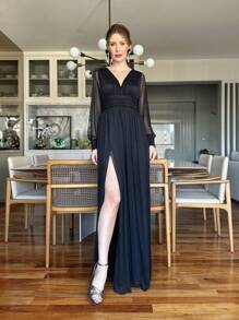 Women Prom & Evening Dresses - 黑色 - 查看 3