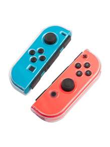 Insten Dockable Clear Case For Nin-Tendo Switch Console And Joycon Controllers, Detachable 3-In-1 Crystal Hard Shell Protective Non Slip Cover With Ergonomic Grip