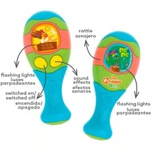 Musical Toy Rattle Maracas From La Granja De Zenon Educational Interactive Toy Baby - màu xanh lá - Xem 7