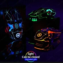 YINDIAO G3os Wired Mouse Esports Gaming Device Silent And Sound Eating Chicken Mouse Macro Desktop Computer Laptop Universal - White [silent] - View 5