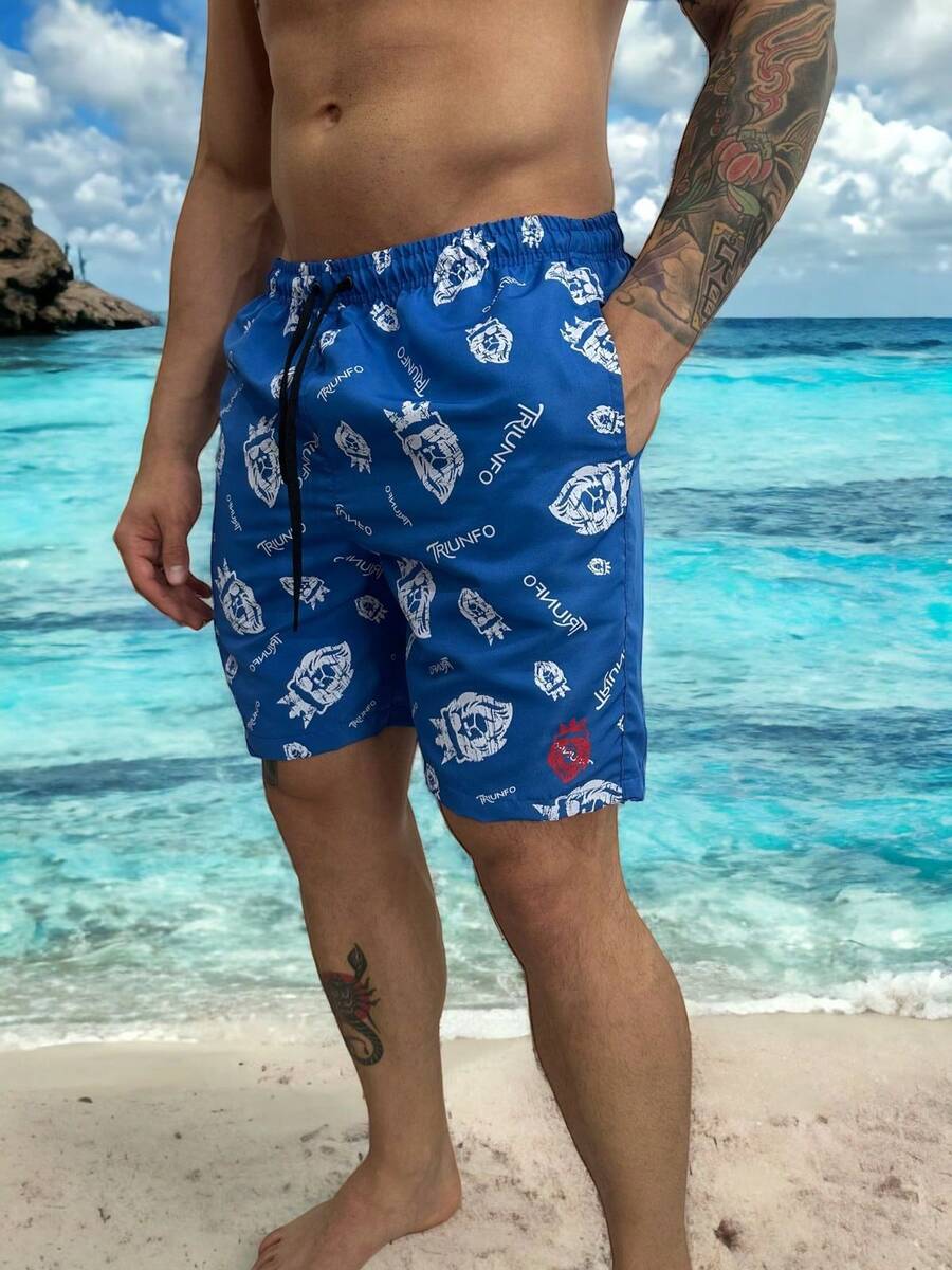 Men Shorts - Xanh đậm - Xem 1