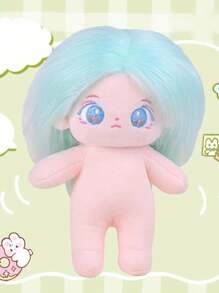 1 Pieza De Muñeca Peluda Con Pelo Verde De 20cm/7.9in - Verde - Ver 1