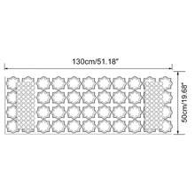 1pc現代簡約風格幾何圖案多功能收納塵布帶口袋,仿亞麻材質,使用於洗衣機、冰箱、多功能塵布,淺灰色 - 淺灰色 - 查看 2