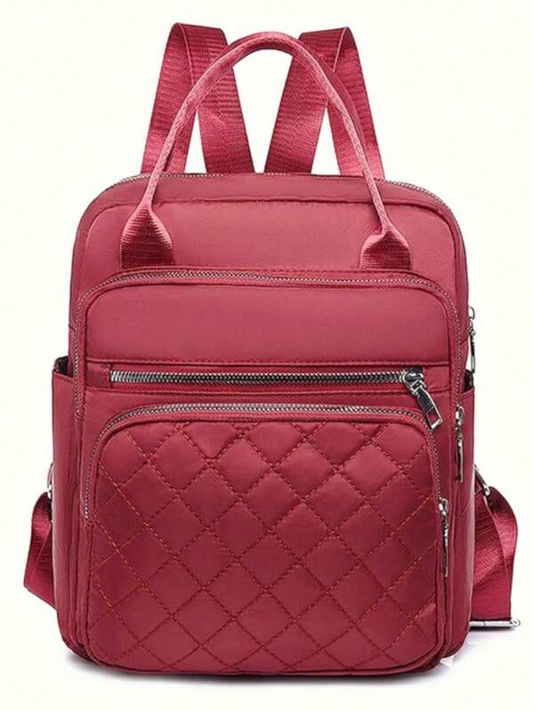 STELAM COMERCIO Mochila Escolar Impermeável Casual Feminina Masculina Moda Coreana