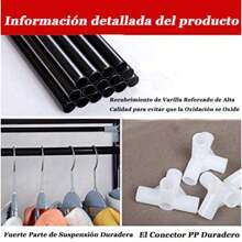 Closet Organizador de Ropa, Closet Organizador de Ropa Armario Minimalista, Bolsa de Almacenamiento de Ropa de Gran Capacidad,Armable y PortáTil, para Ropa Organizador Ropero Plegable Colgar - Gris - Ver 4