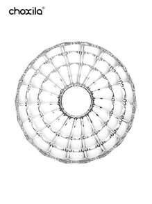 choxila 1 件小玻璃咖啡滤杯，手冲咖啡滤纸，硼硅酸盐玻璃咖啡滤杯，适用于家庭和办公室学校用品，返校