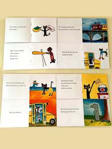 1 Set Of 12 Books + Pete The Cat + I Can Read First-Level English Picture Book Phonics Natural Phonics First English Picture Book 12 Volumes Of Children'S English Enlightenment Books For Children 12 Story Books + Indoor Reading - Pete the Cat - View 6